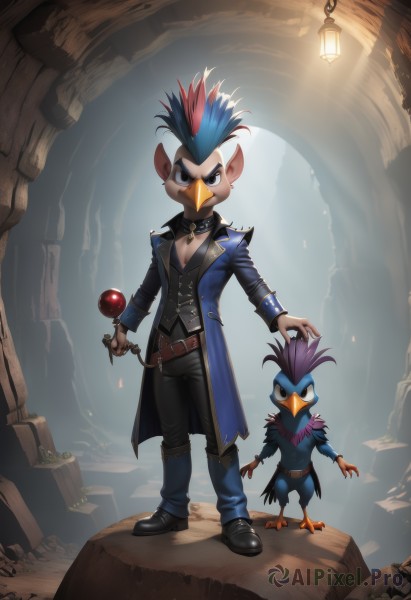 A male captured in a dynamic dynamic scene