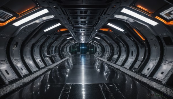 A stunning portrayal of a spacecraft in a lush scenery