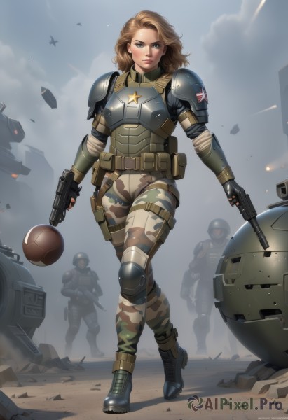 Image of a male in a vibrant smoke
