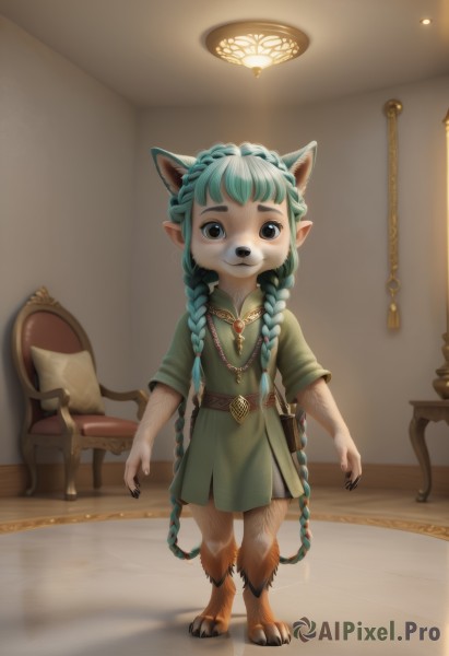A child in a picturesque wooden floor