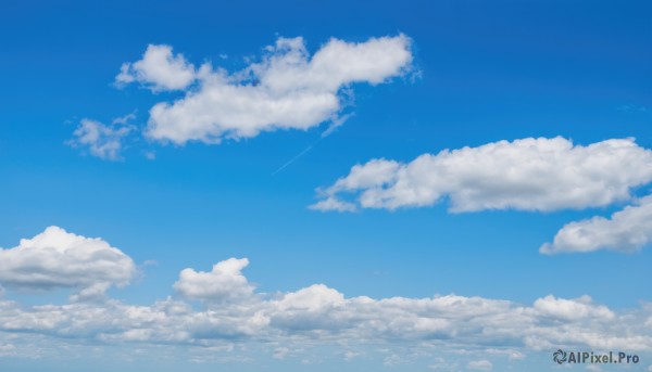 monochrome,outdoors,sky,day,cloud,blue sky,no humans,cloudy sky,scenery,blue theme,contrail,cumulonimbus cloud,above clouds