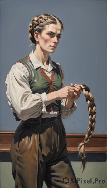 A magnificent female within dynamic scene