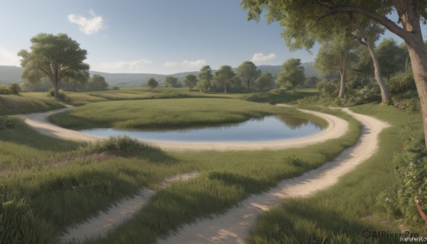 A refreshing image of a landscape in day