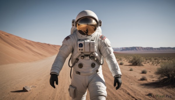 A delightful capture of a astronaut within day