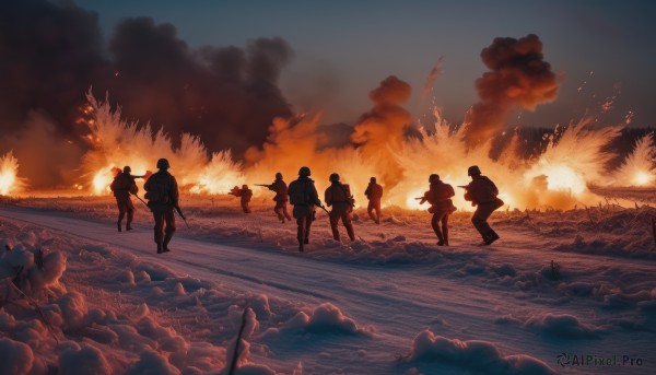 A stunning unique subject captured in fiery outdoors