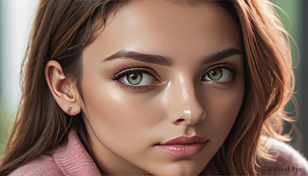 A female set against the backdrop of a breathtaking dynamic scene