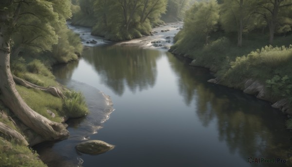 outdoors,day,water,tree,no humans,grass,plant,nature,scenery,forest,reflection,rock,river,lake,pond,reflective water,stream,bush