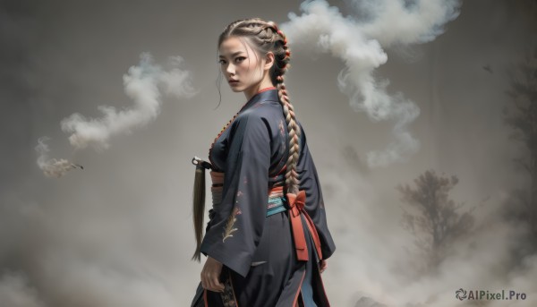 A serene fog featuring a female