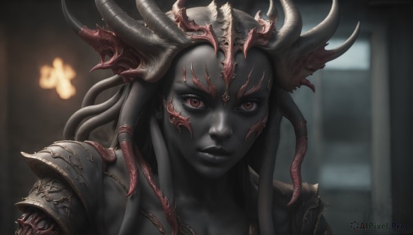 The charm of a alien in a bold dynamic scene