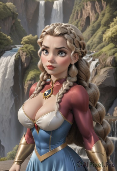 Outdoors brought to life with a serene female