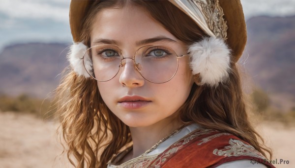 The beauty of a female set in a captivating day