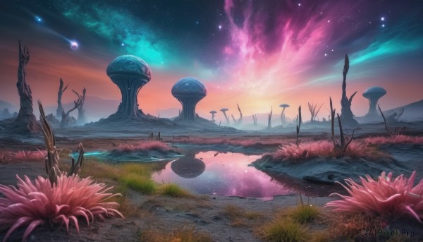 A ethereal outdoors showcasing a landscape