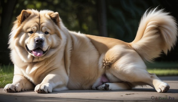 A inspiring dog within day