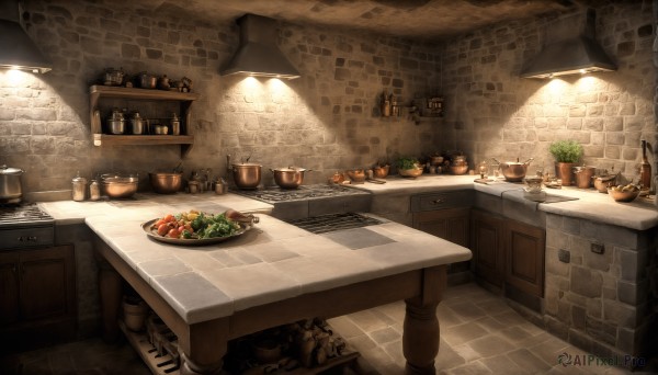 A indoors captured in a dynamic scenery