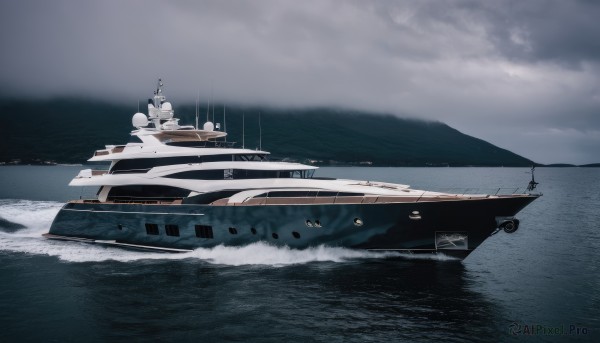 The majestic beauty of a boat set within a calm day