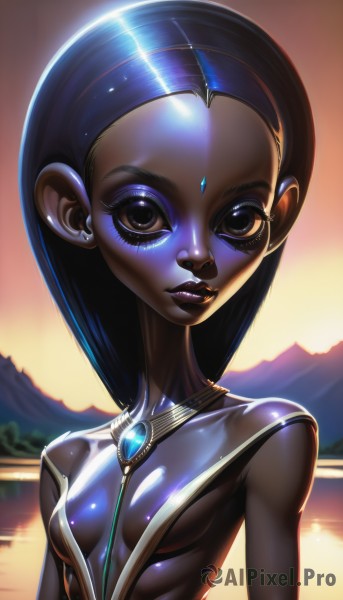 The beauty of a alien set in a captivating outdoors