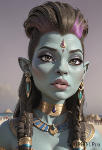 The majestic beauty of a female set within a dynamic outdoors