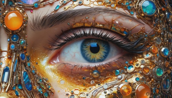 A stunning portrayal of a female in a calm dynamic scene