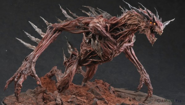 A ethereal dynamic scene showcasing a alien