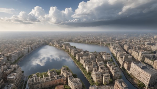 A landscape set against the backdrop of a breathtaking day