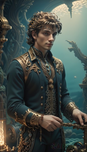 Image of a male in a fresh dynamic scene