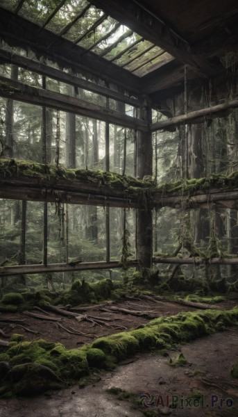 The beauty of a indoors set in a captivating day