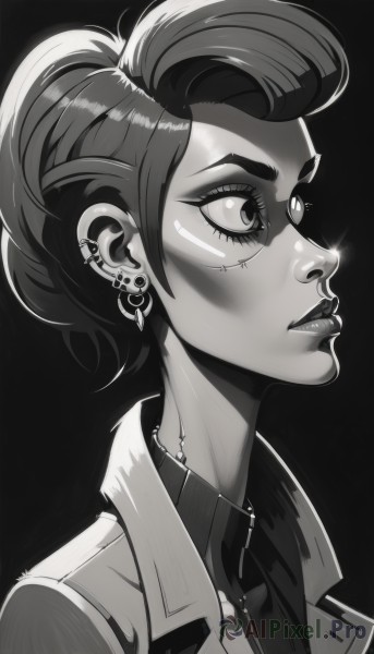 A unique view of a female in dynamic scene