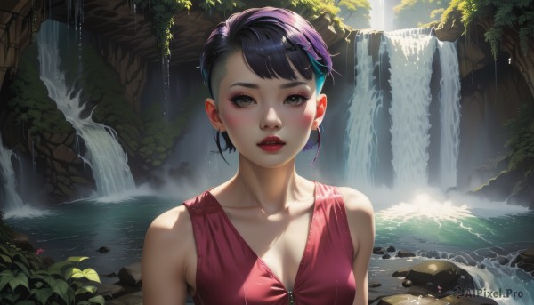 A stunning portrayal of a female in a lush day