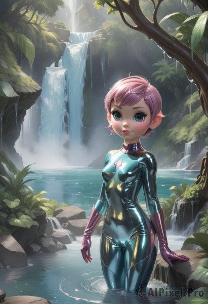 A child set against the backdrop of a serene day
