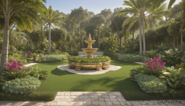 A delightful capture of a garden within day