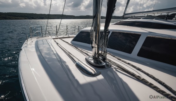 A stunning boat within a vivid day
