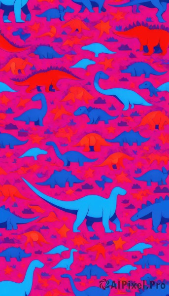 A dog caught in a vivid dynamic scene