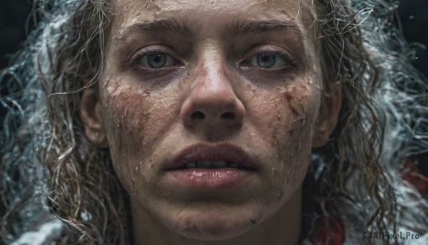 The beauty of a female set in a enchanting dynamic scene