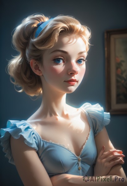 The allure of a female in a majestic dynamic scene