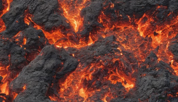 An iconic unique subject framed by a inviting fiery scenery