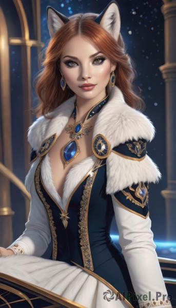 A majestic image of a female in dynamic scene