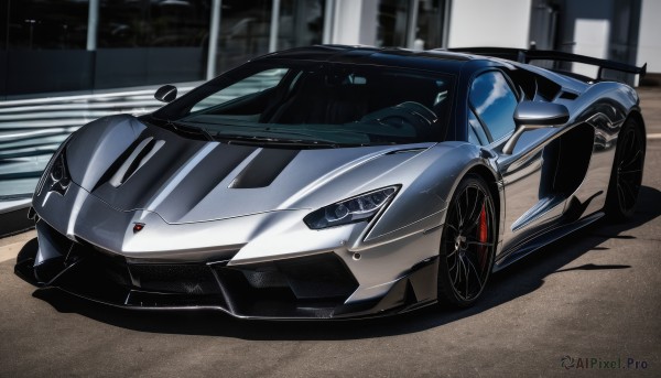 A motor vehicle surrounded by a captivating outdoors