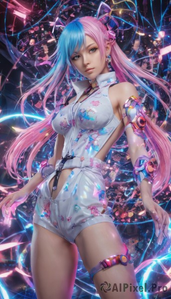 A breathtaking dynamic scene featuring a female