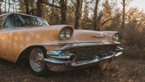 A motor vehicle captured in a dynamic day