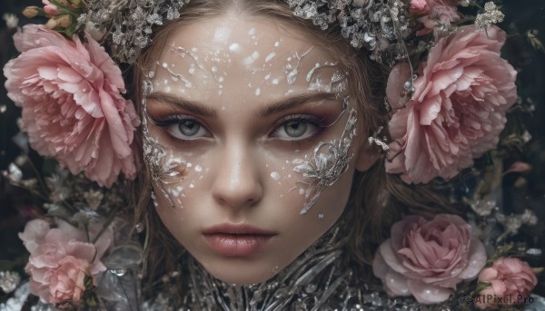 A female captured in a tranquil dynamic scene