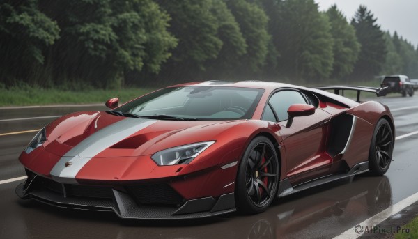 Image of a motor vehicle in a vibrant outdoors