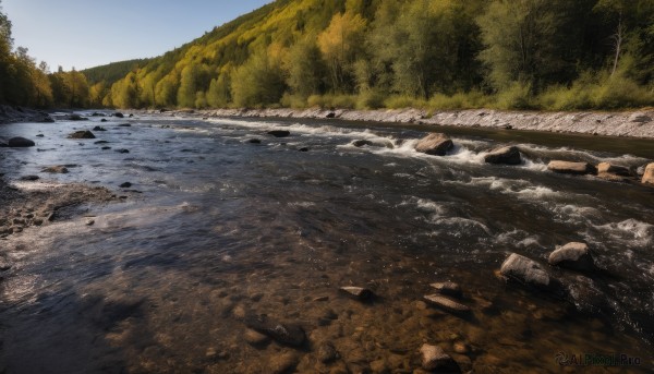 A landscape set against the backdrop of a captivating day