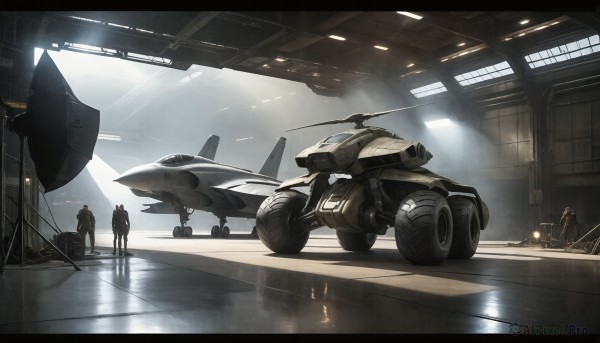 A inspiring view of a spacecraft in scenery