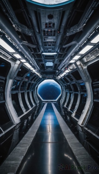 A calm scenery highlighting a spacecraft