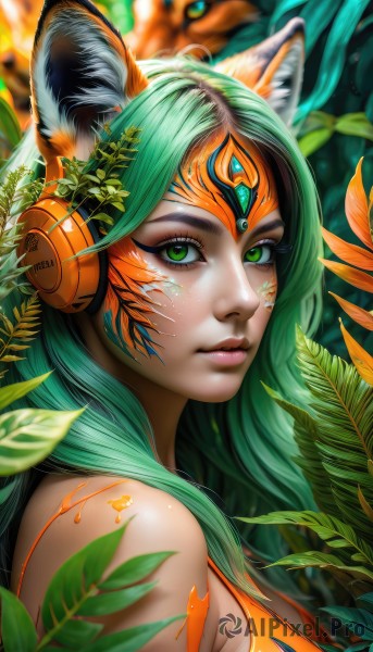 The allure of a female in a majestic dynamic scene