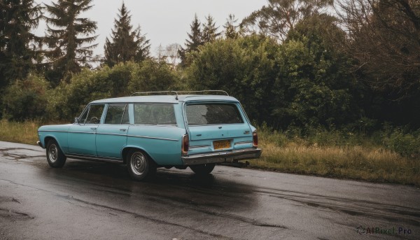 A motor vehicle captured in a enchanting day