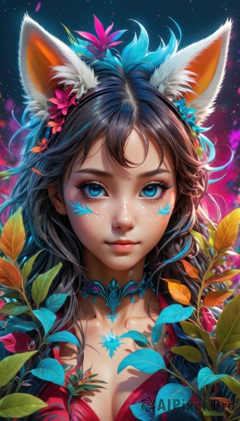 A breathtaking dynamic scene with a female