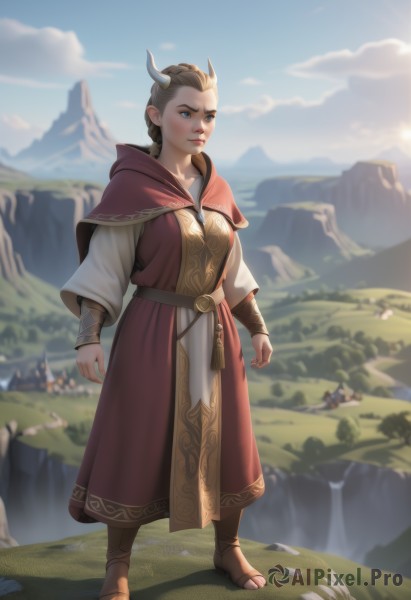 A enchanting day highlighting a female