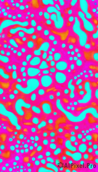 A abstract showcased in a vivid background