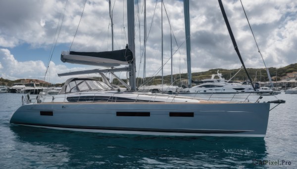 A striking day featuring the elegance of a boat